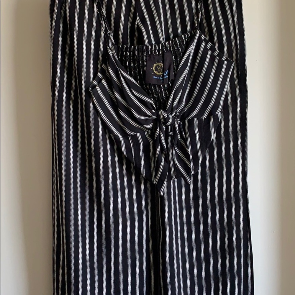 Blue Life Striped Two Piece